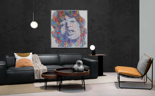 mick jagger forever | Paintings by Virginie SCHROEDER