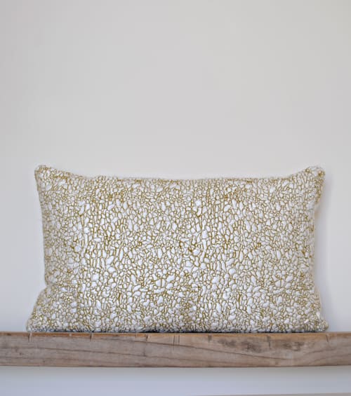 Meandering Ripples Cushion | Pillows by Jasmine Linington