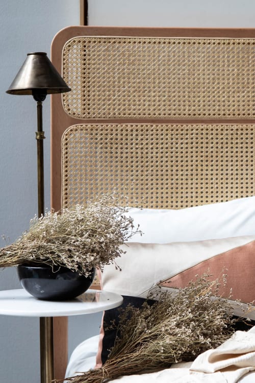 Natur Split Wood & Rattan Headboard | Beds & Accessories by LAGU