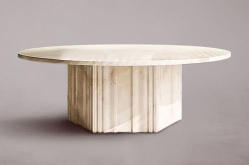 Travertine Coffee Table. Natural Stone Coffee Table. Marble | Tables by HamamDecor LLC