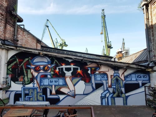 Wall Mural | Street Murals by PALLADIN | Stocznia Gdańska in Gdańsk