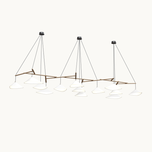 Emily Group of Thirteen Pendant Light – High Gloss Custom | Chandeliers by MOSS Objects