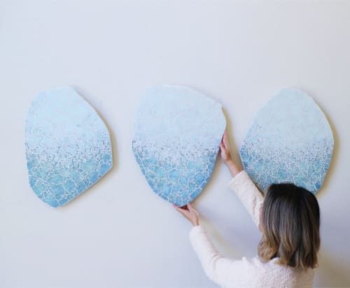 Water Drops (Made-to-Order) | Art & Wall Decor by Chieko Shimizu Fujioka