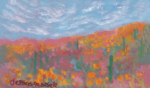 Superbloom | Oil And Acrylic Painting in Paintings by Jessica Marshall / Library of Marshall Arts