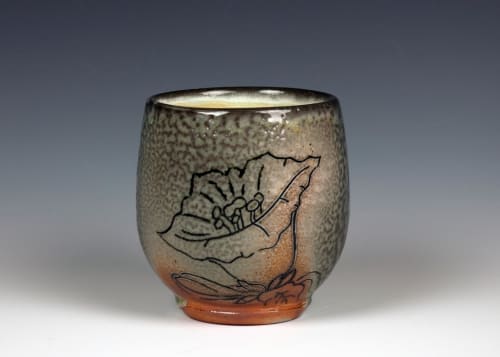 Morning Glory Teabowl | Cup in Drinkware by Denise Joyal - Kilnjoy Ceramics
