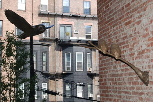 Owl Family | Public Sculptures by Jim Sardonis