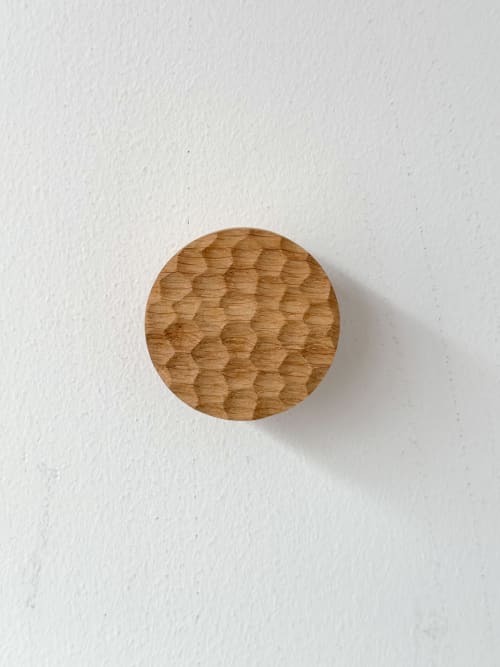 Hand Carved Oak Wall Hook