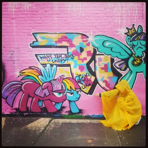 Ponies | Street Murals by Pixie London