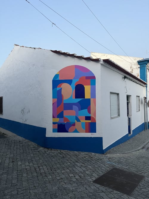 Messejana, Portugal | Murals by Blaise Danio