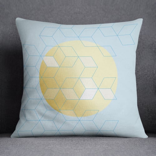 Fly Away Square Throw Pillow | Pillows by Michael Grace & Co.