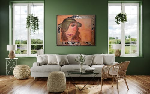 Happy New Year Lola | Mixed Media by Jane Zamost