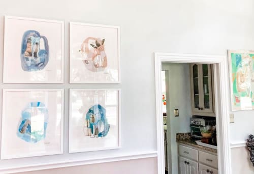 Balancing Act Works on Paper | Mixed Media by Cat Huss