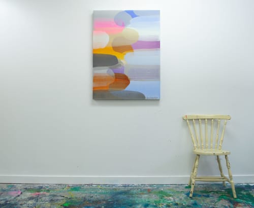 When the Sun Sets | Oil And Acrylic Painting in Paintings by Claire Desjardins