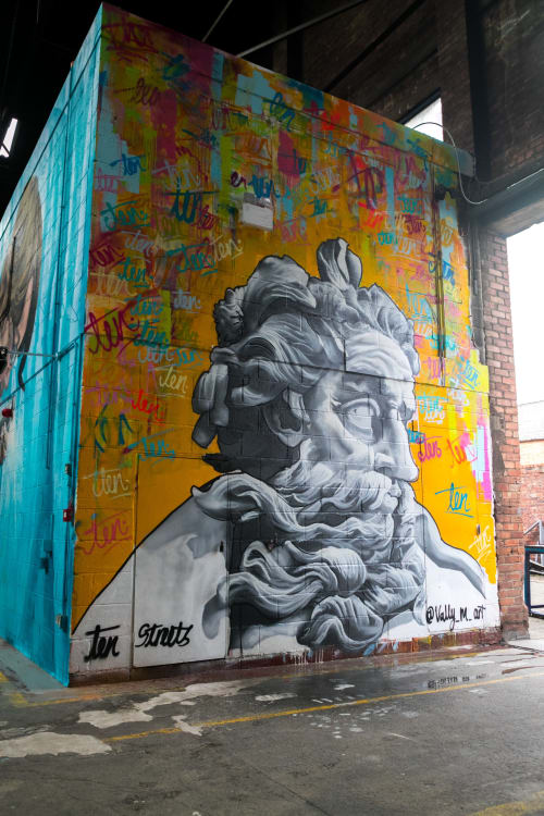 Zeus (Ten Streets Market) | Murals by Vally_M_Art | Liverpool in Liverpool