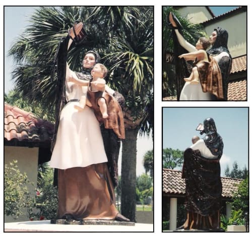 Nuestra Senora De Carmelo | Public Sculptures by Rafael Consuegra Sculptor