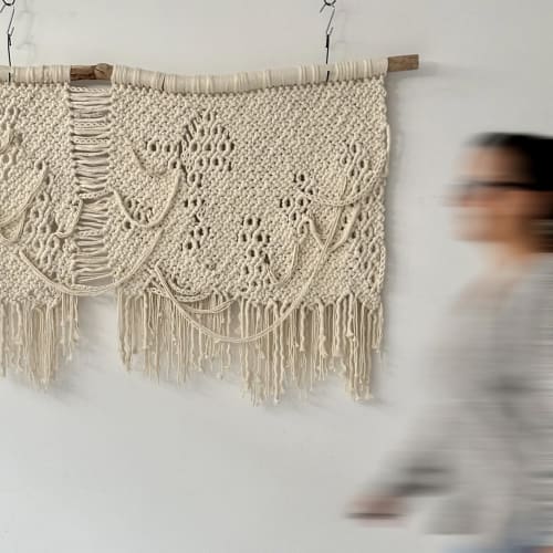 Hope 003 | Macrame Wall Hanging in Wall Hangings by Ana Salazar Atelier