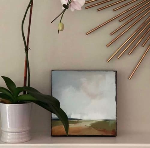 Cape Mist | Oil And Acrylic Painting in Paintings by Carrie Megan