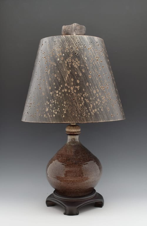 stoneware table lamp 113 | Lamps by Ron Mello Studio Art