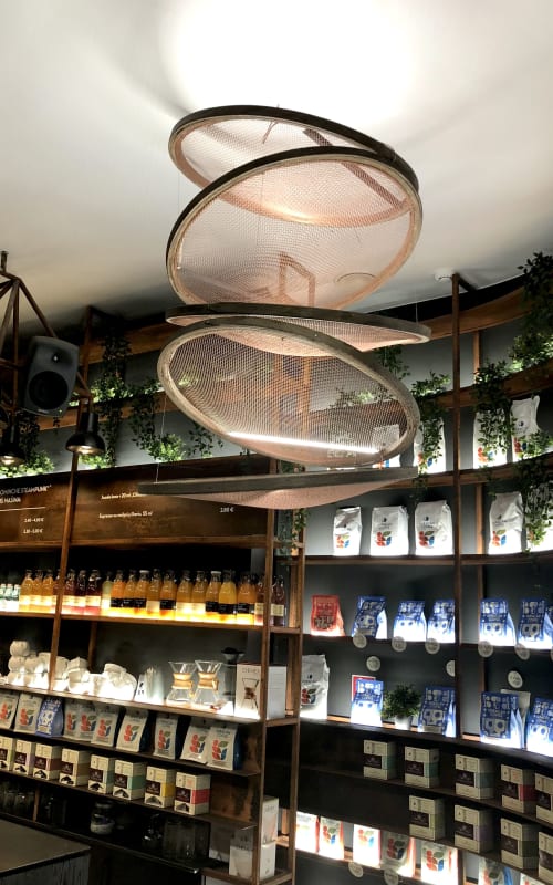 Huracan coffee house | Pendants by Pleiades lighting | Huracán Coffee Totoriai in Vilnius