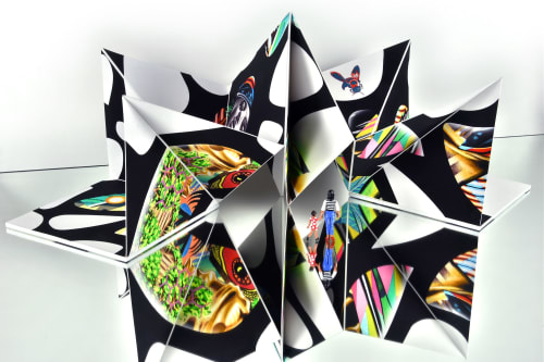 "Ventana Origami Sculpture" - AHM Gallery Taipei | Sculptures by Peter D. Gerakaris Studio