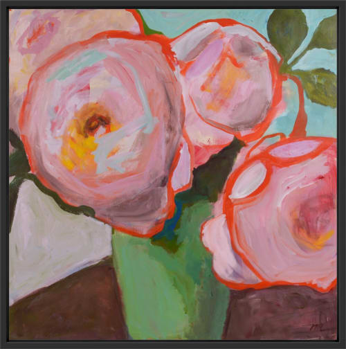 Roses William Morris | Paintings by Marielle Robichaud