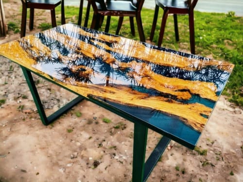 Epoxy Dining Table, Epoxy Resin Table, Epoxy tabletop | Tables by Innovative Home Decors