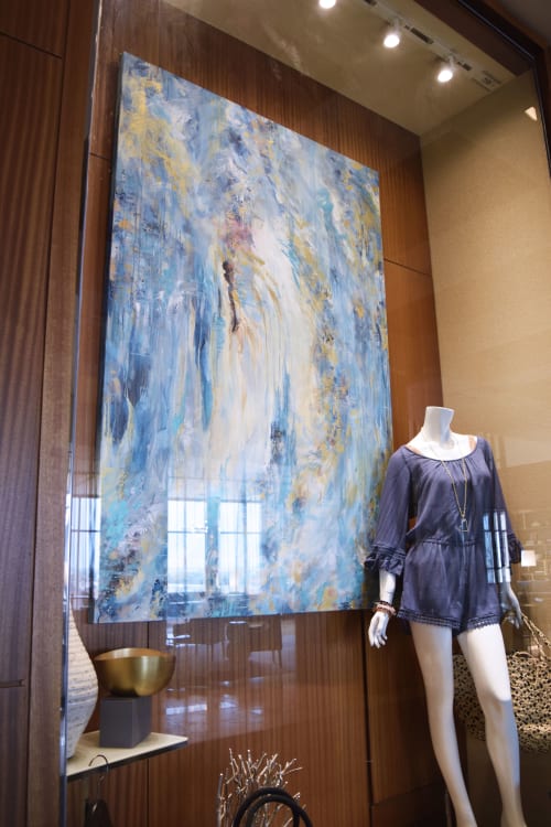 Abstract #160 | Paintings by Jennifer Hayes | Four Seasons Hotel St. Louis in St. Louis