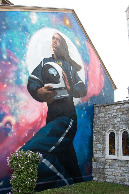 Claim the Stars | Murals by Arthur Haywood | Capital Joe Coffee in Harrisburg