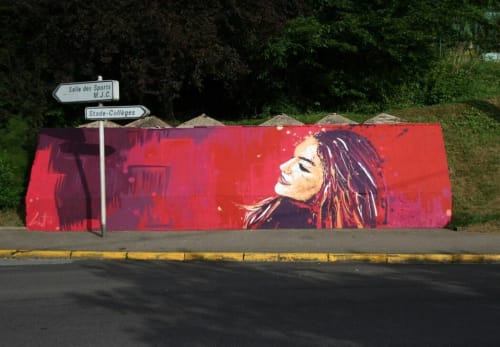 Samantha | Street Murals by Raphael Gindt