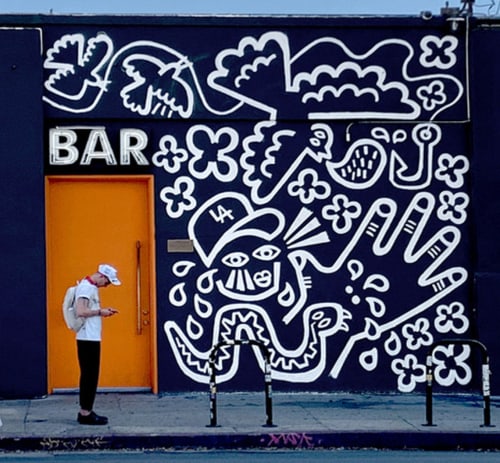 Eric Junker Mural | Murals by Eric Junker | Everson Royce Bar in Los Angeles