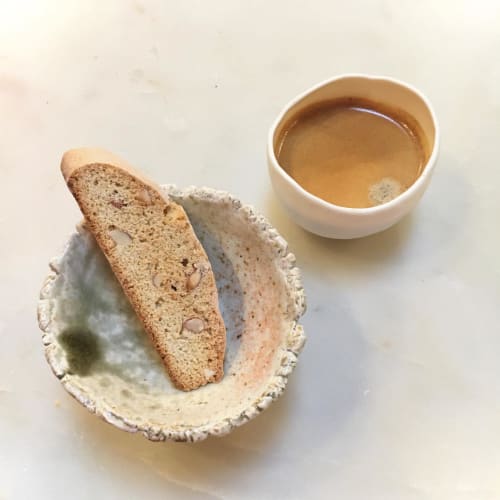 Porcelain Yunomi Cup and Dish | Drinkware by Optimism and Co.