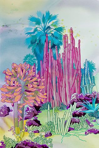 Landscaped #2 | Oil And Acrylic Painting in Paintings by Elizabeth Gahan