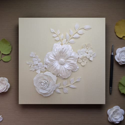 Pure Solace | Mixed Media in Paintings by Mahreen Ahmad