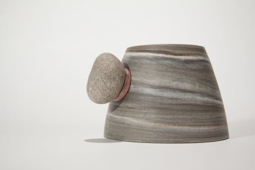 Mountain Cup (Grey Marble) | Drinkware by Queenie Xu