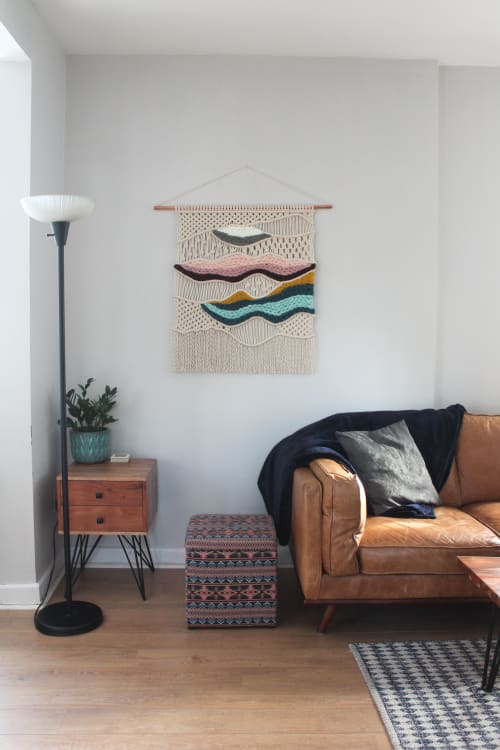 Custom 'Sunset by the Sea' | Macrame Wall Hanging by Taylor Salisbury (Urban Jungle Design)