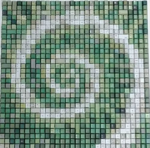 Green | Mixed Media by Erik Jensen Art