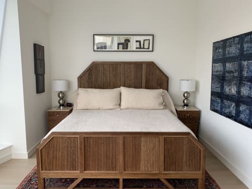Custom Oak Bed Set | Beds & Accessories by Chassie Studio