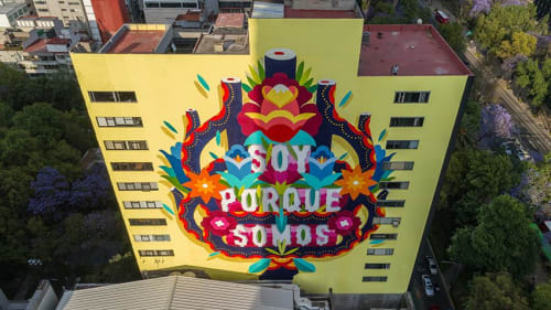 Soy Porque Somos | Street Murals by +Boa Mistura
