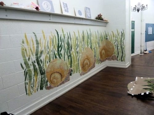 Snail Mural 2011 | Murals by Fractured Art Mosaics | Origins Natural Learning Childcare Ltd in Saint John