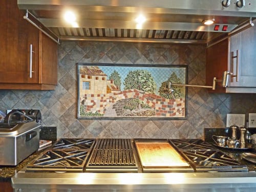 Munilla Kitchen Backsplash 2012 | Murals by Fractured Art Mosaics