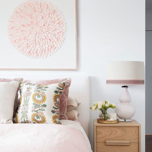 "Pink Swan" paper feather artwork | Mixed Media by Mondocherry