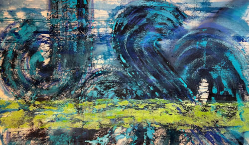 Percussion Vibes | Mixed Media in Paintings by Art by Shroon