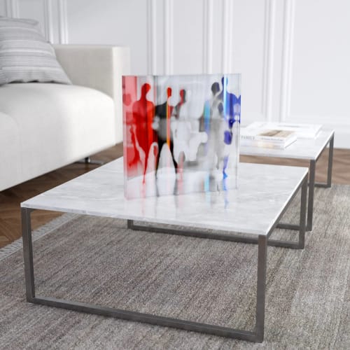 HUMAN EXPOSURE V Acrylic Prism Art Object | Sculptures by Sven P
