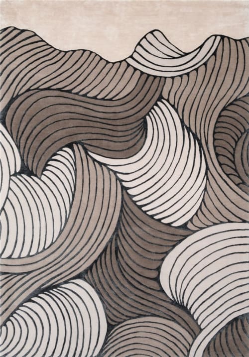 Rug Grovigli designed by Armando Milani | Rugs by Atelier Tapis Rouge