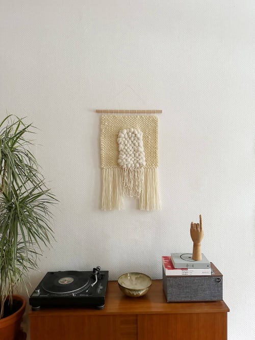 The Portal  | Natural White | Tapestry in Wall Hangings by Dörte Bundt