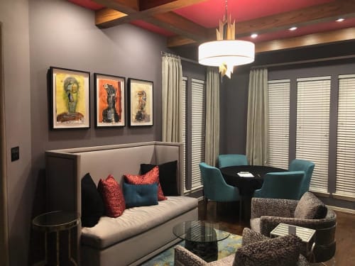 Abstract Paintings | Oil And Acrylic Painting in Paintings by Leroy Miranda Jr