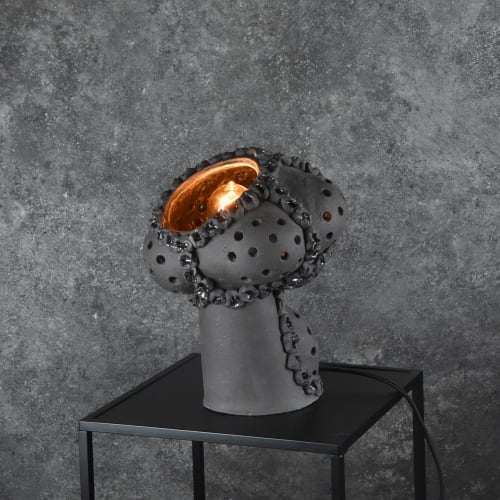 "Rococo" table lamp | Lamps by VeromOCERAMICS by Veronika Mozessov
