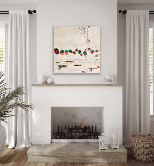 SOLD What Do Your Eyes See Today? | Mixed Media by Vanessa Pineda Fox