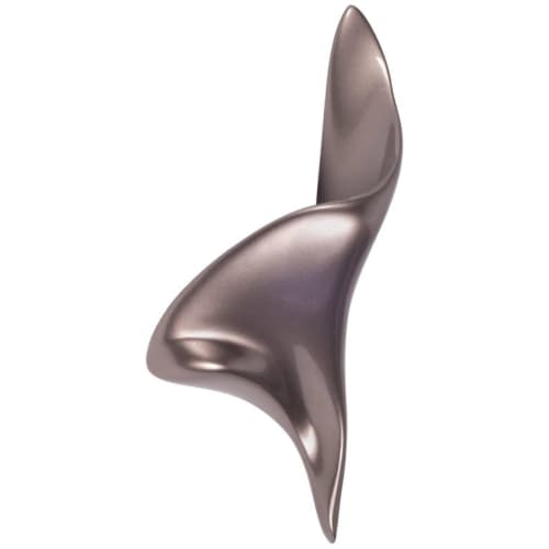 Amorph Lustrous Sconces, Lacquered Metallic Dark Gray | Sconces by Amorph