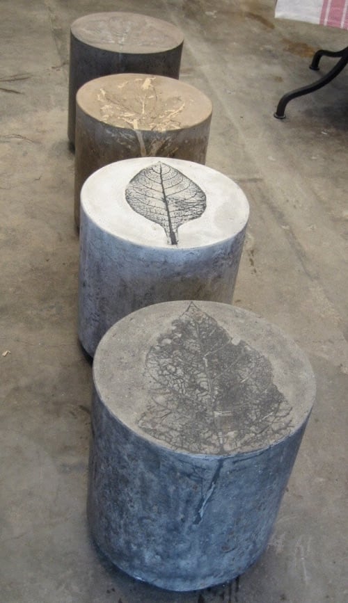 Customizable Lightweight Concrete Botanical Side Table | Tables by Holmes Wilson Furniture